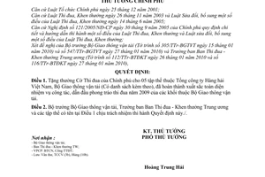 Quyết định 167/QĐ-TTg  tặng thưởng Cờ Thi đua Chính phủ