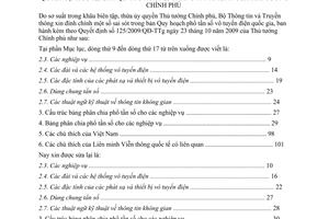 04/ĐC-TTg Đính chính bản Quy hoạch phổ tần số vô tuyến điện quốc gia, kèm theo Quyết định 125/2009/QĐ-TTg