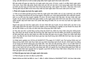 Hướng dẫn 26/STC-KBNN  tổ chức thực hiện dự toán ngân sách nhà nước