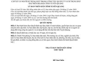 Quyết định 01/2010/QĐ-UBND trách nhiệm, quyền hạn các cơ quan chuyên môn cấp tỉnh,  cấp xã,