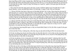 Chỉ thị 01/2010/CT-UBND tăng cường các biện pháp bảo vệ rừng phòng cháy, chữa cháy rừng năm 2010