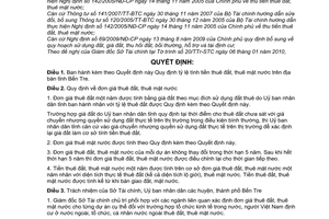 Quyết định 02/2010/QĐ-UBND tỷ lệ tính tiền thuê đất, thuê mặt nước trên địa bàn tỉnh Bến Tre