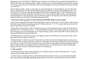 Chỉ thị 01/2010/CT-UBND thực hiện công tác đăng ký nghĩa vụ quân sự; tuyển chọn, gọi công dân nhập ngũ