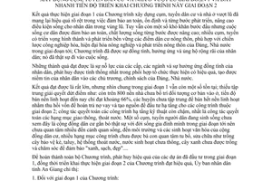 Chỉ thị 03/2010/CT-UBND thực hiện các công việc chuẩn bị cho kết thúc chương trình xây dựng cụm, tuyến dân cư nhà ở vượt lũ giai đoạn 1