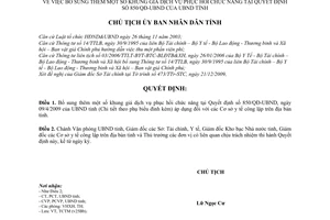 Quyết định 85/QĐ-UBND bổ sung thêm khung giá dịch vụ phục hồi chức năng