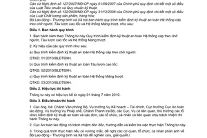Thông tư 01/2010/TT-BLĐTBXH Quy trình kiểm định kỹ thuật an toàn hệ thống cáp treo chở người, tàu lượn cao tốc máng trượt