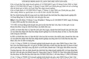 Thông tư 06/2010/TT-BTC hướng dẫn xác định doanh thu tính thuế thu nhập doanh nghiệp hoạt động bán vé, thẻ hội viên sân gôn