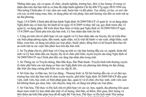 Chỉ thị 01/2010/CT-UBND thực hiện Nghị định 36/2009/NĐ-CP quản lý sử dụng pháo Bắc Kạn