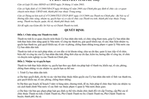 Quyết định 141/2010/QĐ-UBND Chức năng nhiệm vụ quyền hạn Thanh tra phú Thọ