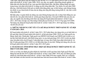 Chỉ thị 01/CT-UBND 2010 xây dựng kế hoạch phát triển kinh tế xã hội 2011 2015 Phú Thọ