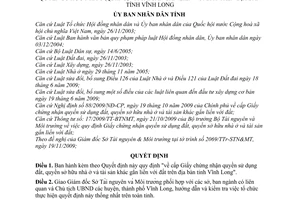 Quyết định 04/2010/QĐ-UBND  cấp Giấy chứng nhận quyền sử dụng đất, quyền sở hữu nhà ở tài sản khác gắn liền đất