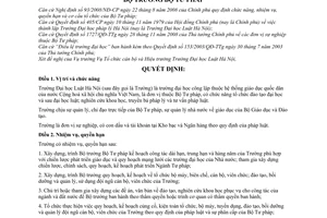 Quyết định 420/QĐ-BTP chức năng, nhiệm vụ, quyền hạn cơ cấu tổ chức Trường Đại học Luật Hà Nội