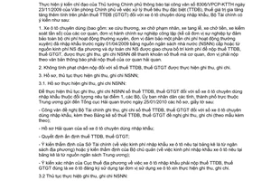 Công văn 266/BTC-TCHQ xử lý thuế tiêu thụ đặc biệt, thuế giá trị gia tăng xe ôtô chuyên dùng nhập khẩu