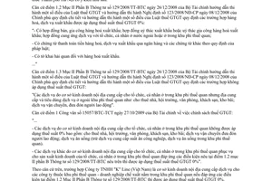 Công văn 118/CT-HTr chính sách thuế