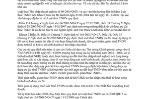 Công văn 118/BTC-TCT ưu đãi thuế thu nhập doanh nghiệp lãi tiền gửi, tiền cho vay