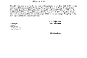 Công văn 88/BHXH-GĐBHYT ngưng ký hợp đồng khám chữa bệnh bảo hiểm y tế