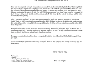 Công văn 29/TTCP-V.III  thanh tra thu, quản lý sử dụng quỹ bảo hiểm xã hội