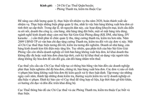 Công văn 154/CT-TTr3  thanh tra kiểm tra bán hàng phải xuất hóa đơn