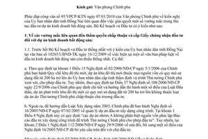 Công văn 395/BKH-PC kiến nghị UBND tỉnh Đồng Nai thủ tục đầu tư dự án kinh doanh bất động sản