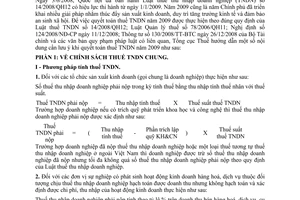 Công văn 353/TCT-CS hướng dẫn quyết toán thuế thu nhập doanh nghiệp năm 2009