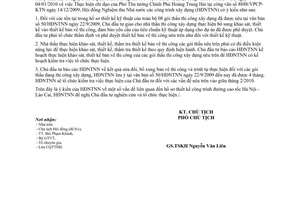 Công văn 184/HĐNTNN  hồ sơ thiết kế dự án Đường cao tốc Nội Bài – Lào Cai