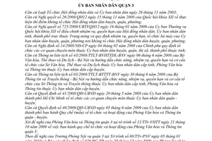 Quyết định 02/2010/QĐ-UBND  Quy chế tổ chức hoạt động phòng Văn hóa và Thông tin quận 3