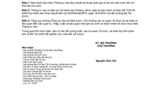 Thông tư 17/2010/TT-BTC Quy chuẩn kỹ thuật quốc gia dự trữ nhà nước nhà bạt cứu sinh