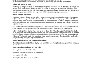 Thông tư 04/2010/TT-BKH quy định chi tiết lập hồ sơ yêu cầu chỉ định thầu xây lắp