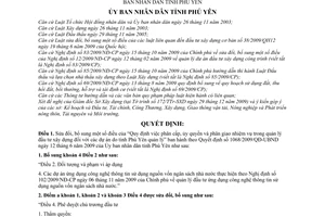 Quyết định 168/2010/QĐ-UBND sửa đổi Quy định phân cấp, ủy quyền