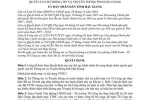 Quyết định 237/QĐ-UBND công bố bổ sung thủ tục hành chính