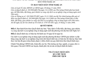 Quyết định 17/2010/QĐ-UBND đấu thầu, đặt hàng, giao nhiệm vụ cung cấp dịch vụ sự nghiệp công sử dụng ngân sách địa phương