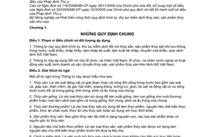 Thông tư 06/2010/TT-BNNPTNT  trình tự, thủ tục kiểm dịch thủy sản, sản phẩm thủy sản