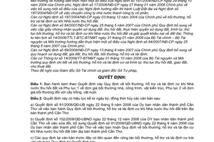 Quyết định 12/2010/QĐ-UBND  bồi thường, hỗ trợ và tái định cư