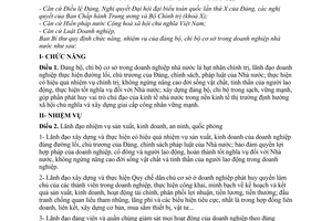 Quy định 287-QĐ/TW chức năng nhiệm vụ Đảng, chi bộ cơ sở