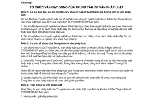 Thông tư 01/2010/TT-BTP hướng dẫn Nghị định 77/2008/NĐ-CP  tư vấn pháp luật