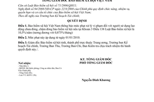 Quyết định 335/QĐ-BHXH mức xử lý vi phạm đóng bảo hiểm xã hội