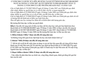 Thông tư 04/2010/TT-BGDĐT sửa đổi Quy chế thi chọn học sinh giỏi