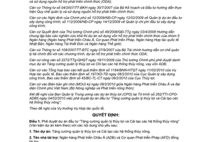 Quyết định 395/QĐ-BNN-HTQT năm 2010 phê duyệt dự án đầu tư Tăng cường quản lý