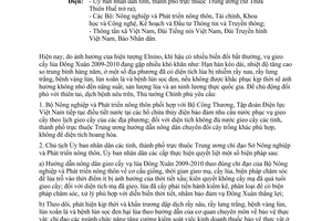 Công điện 300/CĐ-TTg  chủ động đối phó thiên tai, dịch bệnh ảnh hưởng hiện tượng Elnino