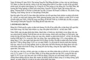 Thông báo 48/TB-VPCP  kết luận Thủ tướng Nguyễn Tấn Dũng tại buổi làm việc lãnh đạo tỉnh Quảng Trị