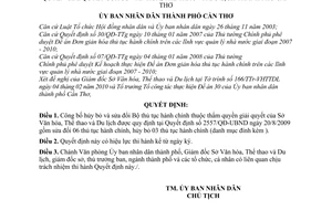 Quyết định 514/QĐ-UBND Công bố hủy bỏ và sửa đổi Bộ thủ tục hành chính