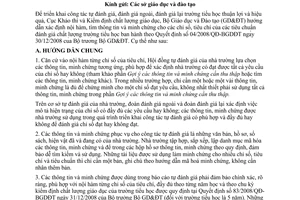 Công văn 115/KTKĐCLGD hướng dẫn xác định nội hàm, tìm thông tin minh chứng đánh giá chất lượng giáo dục trường tiểu học