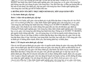 Công văn 660/BGDĐT-NGCBQLGD hướng dẫn đánh giá, xếp loại giáo viên trung học theo Thông tư 30/2009/TT-BGDĐT