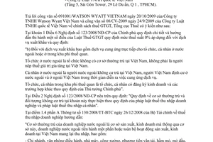 Công văn 551/TCT-CS chính sách thuế giá trị gia tăng