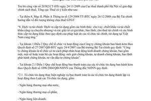 Công văn 590/TCT-CS  chính sách thuế giá trị gia tăng