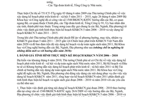 Công văn 355/BKHCN-KHTC hướng dẫn xây dựng kế hoạch khoa học công nghệ năm 2011