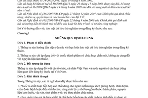 Thông tư 05/2010/TT-BYT hướng dẫn bảo mật dữ liệu thử nghiệm trong đăng ký thuốc