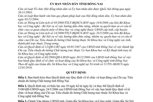 Quyết định 11/2010/QĐ-UBND tổ chức và hoạt động Chi cục Tiêu chuẩn đo lường Chất lượng tỉnh Đồng Nai