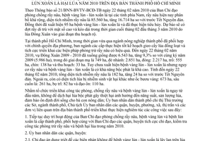 Chỉ thị 08/2010/CT-UBND tăng cường các biện pháp phòng trừ rầy nâu bệnh vàng lùn - lùn xoắn lá hại lúa năm 2010