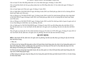 Quyết định 08/2010/QĐ-UBND chế độ định mức chi ngân sách xã phường thị trấn Kiên Giang